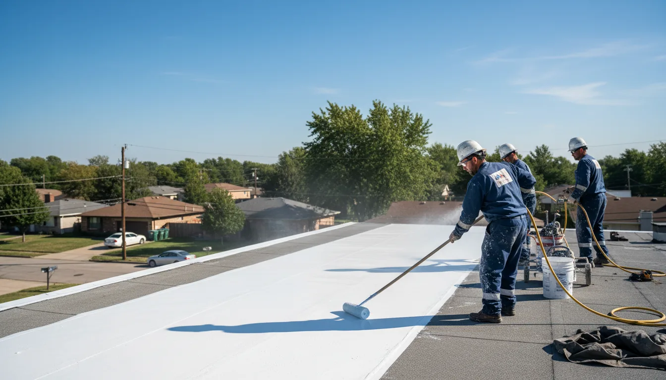 Commercial roof coating in Falls City, OR near me
